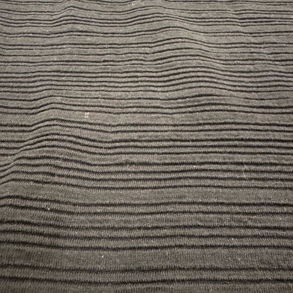 COS Rolled Neck Short Sleeve Cotton Ribbed Dress / xsmall - Picture 7 of 10